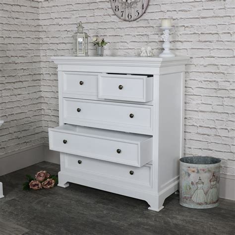 5 drawer dresser white|antique white 5 drawer dresser.